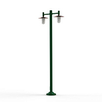 Montana N° 4; Frosted glass E27 105W - Lacquered copper dome; Fir green