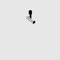 holon 20 directional, surface mounted, single, brushed silver
