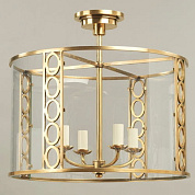 CL0259.BR.SE Stratford Lantern, Brass, 4 Lights