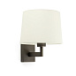 68490-02 ARTIS BRONZE WALL LAMP BEIGE LAMPSHADE настенный светильник Faro barcelona — фото 2