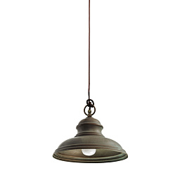 1780 Moretti Luce Mill подвесной потолочный светильник с купольным металлическим абажуром
