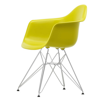 4055737200502 Eames Plastic Vitra Стул обеденный, горчичный/хром