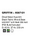 9587121 GRIFFIN Novaluce светильник LED E27 1x12Вт 230В IP20