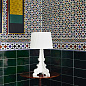 G907703 Kartell Bourgie Mat TL современный настольный светильник матовый белый — фото 3