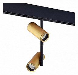 ST808.236.16 ST-Luce Skyline 48 двухмодульный трековый прожектор в золотом корпусе для магнитного трека 48V