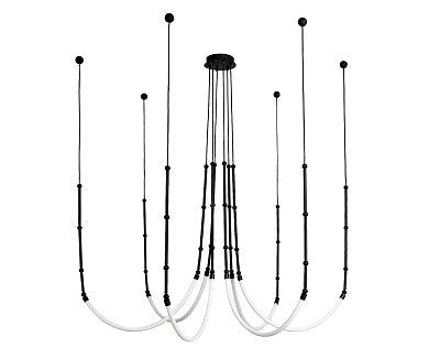 Люстра Kink Light Бофорт черный 08060-6A,19