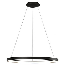 C384841NDT ACB Iluminacion Grace подвесной светильник кольцевой формы, корпус чёрный, мягкое освещение