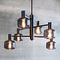 Arp 6-bulb chandelier Dyberg Larsen люстра черный 9305