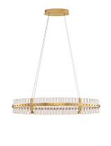 Triac Dimmable Platinum Gold Stainless Steel & Glass LED 45Watt 220-240Volt 2700 Lm IP20 3500K L: 90 W: 28 H: 130 cm