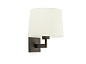 68490-02 ARTIS BRONZE WALL LAMP BEIGE LAMPSHADE настенный светильник Faro barcelona — фото 1