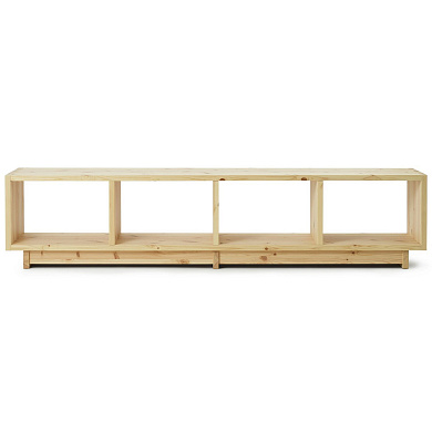 608230 Normann Copenhagen Plank Книжный шкаф из сосны, низкий