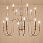 Karthe 12 Light Chandelier Beech and Brushed Nickel люстра 52472NI Kichler — фото 2