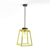 Lampiok 2 N° 2; Clear glass E27 52W; Sulfur yellow