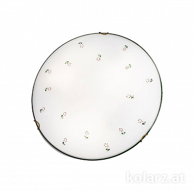 Kolarz MOON 731.13.4.70 потолочный светильник состаренная латунь ø50cm высота 9cm 3 лампы e27