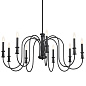 Karthe 9 Light Chandelier Black люстра 52471BK Kichler — фото 6