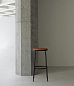 506097 Normann Copenhagen Circa Барный стул 75 см, коричневая кожа / ультракожа 41574 — фото 3