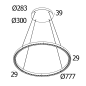 INFORM R1+ CS DOWN-UP 92748 DIM5 B-B черный Delta Light подвесной светильник