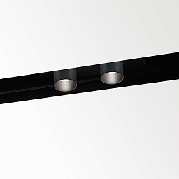 M52 - 2 LED 82720 MDL Delta Light PR SPLITLINE магнитный трековый светильник прямоугольного профиля чёрного цвета для магнитного трека 48V