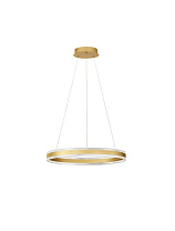 Triac Dimmable Brass Gold Aluminium, Steel & Acrylic LED 46Watt 220-240Volt 3067Lm IP20 3000K D:60 H:120 cm