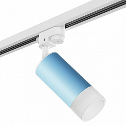 R1T43531 Lightstar Rullo трековый спот белый с голубым акцентом 50Вт