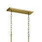 Vetivene 8 Light Linear Chandelier Natural Brass люстра 52453NBR Kichler — фото 13