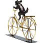 63921 Deco Object Собака с велосипедом 44см Kare Design