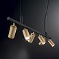 Подвесной светильник Dynamite SP6 ROUND Ideal Lux 244648, латунь — фото 3
