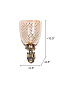 Fos Lighting Elegant Golden Betel Leaf Aluminium 1 Light Wall Sonce бра FOS Lighting Paan-Allu-TrophyLust-WL1