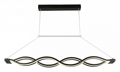 подвесной линейный светильник с волнообразным корпусом