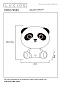 71593/03/30 DODO PANDA детская настольная лампа в форме панды с декоративным корпусом — фото 6