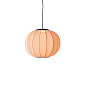 KW45 CO LED Knit-Wit Made By Hand Светильник Ø45 с коралловым текстильным абажуром LED — фото 1
