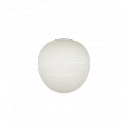 FN244045_10 Foscarini Rituals настенный светильник с крупным рифлёным плафоном белого цвета