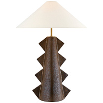 Senso Large Table Lamp кристальная бронза с льняным абажуром