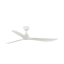 OUTWOOD L White fan IP44
