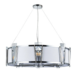 A4079LM-8CC Arte Lamp GRATO подвесная люстра с восьмью плафонами белого цвета