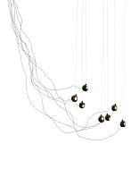 Подвесной светильник Bocci 74.7 (черный, 7 шт)