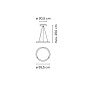 233003/11 Vibia Halo circular 1x Ø 55,5 см - подвесной светильник 2330 — фото 1