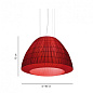 SPBEL180LEDNEXX Axolight Bell 180 SP LED цветная люстра чёрный — фото 3