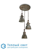 Pendula 3018 - Indoor pendant lamp - Moretti Luce old-nickel