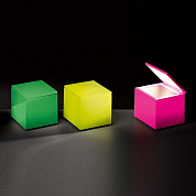 CUBOLED - lampe de table/fuschia