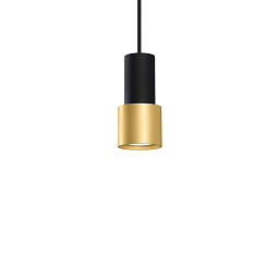 ODREY 1.1 Jet Black + Gold Wever Ducre Odrey подвесной светильник цилиндрический черный с золотом