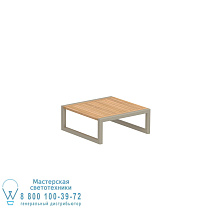NINIX НИЗКИЙ СТОЛ 90X90CM ПЕСОК С ТИКОМ Royal Botania