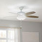 52" Renew Select Fan Matte White люстра-вентилятор 330161MWH Kichler — фото 3