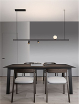 Sandy Black Aluminium Profile 70 Watt 220-240Volt IP20 L:150 W:6 H:176.5 cm