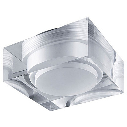 070242 Lightstar Artico led встраиваемый потолочный светильник квадратный хром
