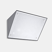 Wall fixture IP65 Curie Glass 260mm LED 14W 4000K Urban grey 412lm