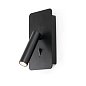 62118 SUAU LED Black wall lamp настенный светильник Faro barcelona — фото 1