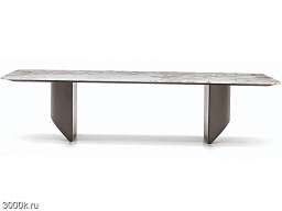 Wedge Прямоугольный мраморный стол для гостиной Minotti