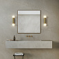 Настенный светильник Astro Lighting Ortona Twin матовый брашированный латунь — фото 5