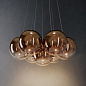 22121 5027 Lodes Random Cloud 7 Luci 23cm люстра дизайнерская с семью источниками света золотой — фото 2